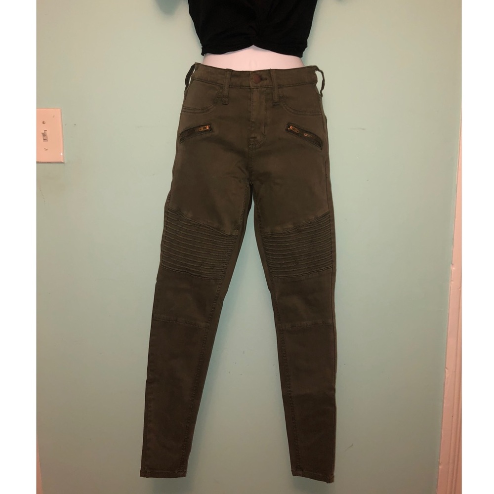 Mossimo Moto Olive Pants